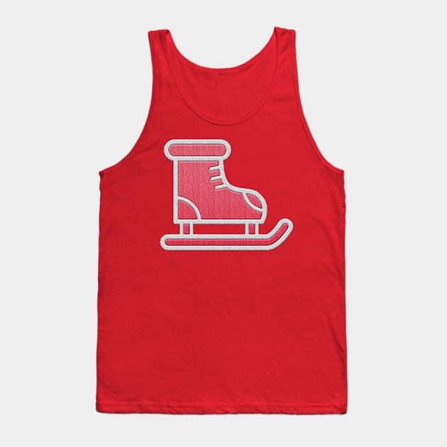 Cute Ice Skate Tank Top by aaallsmiles